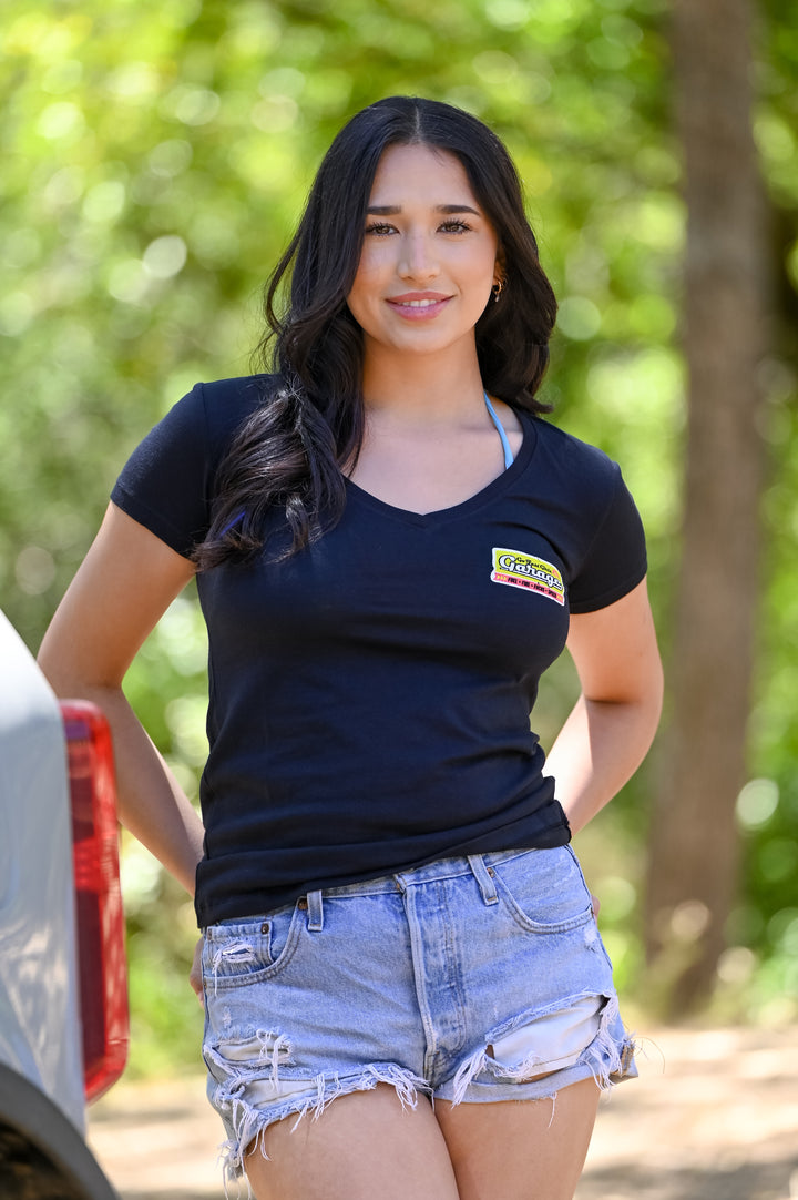 Vintage Garage V-Neck T-shirt