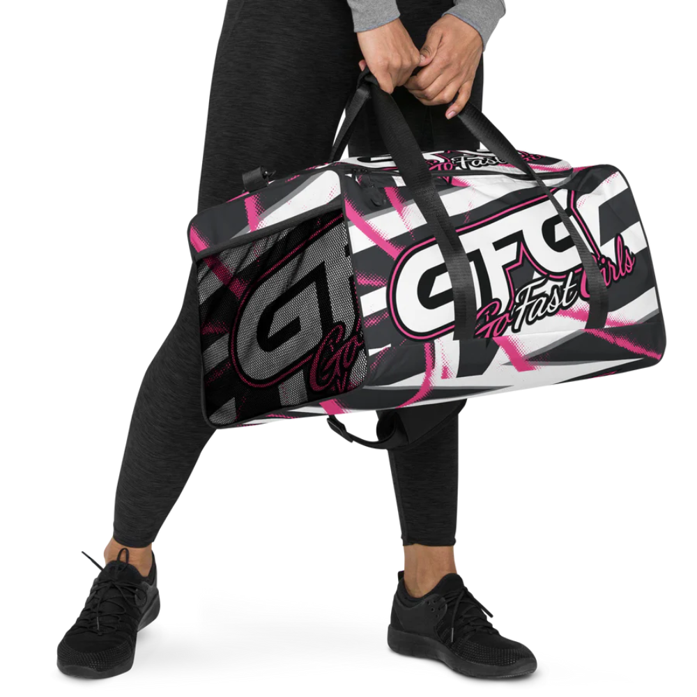 Pink Starburst Duffle Bag