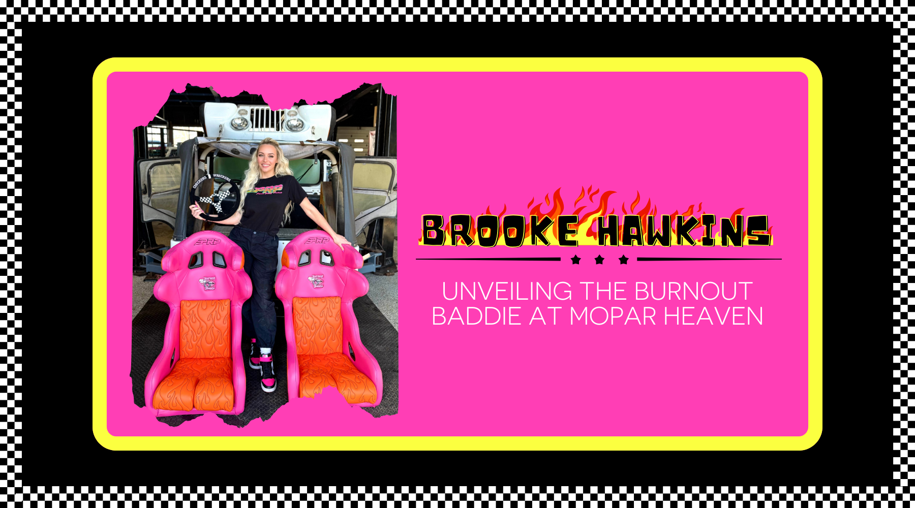 Brooke Hawkins: Unveiling the Burnout Baddie at Mopar Heaven