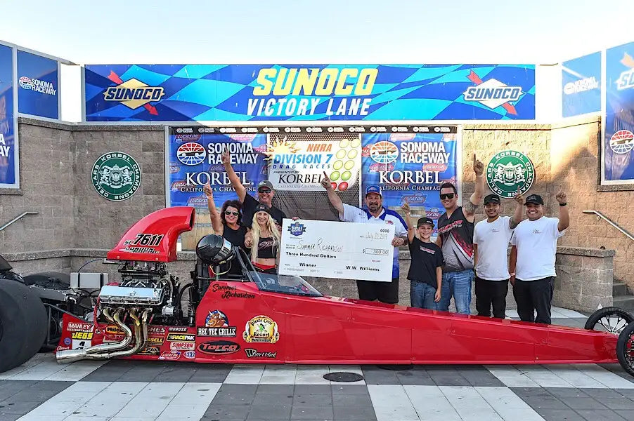 GFG Feature Racer: The Fearless Top Dragster Racer Summer Richardson ...