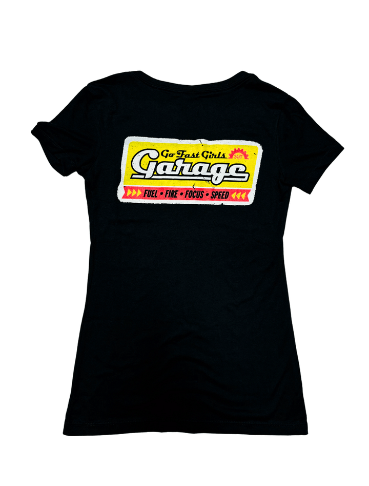 Vintage Garage V-Neck T-shirt