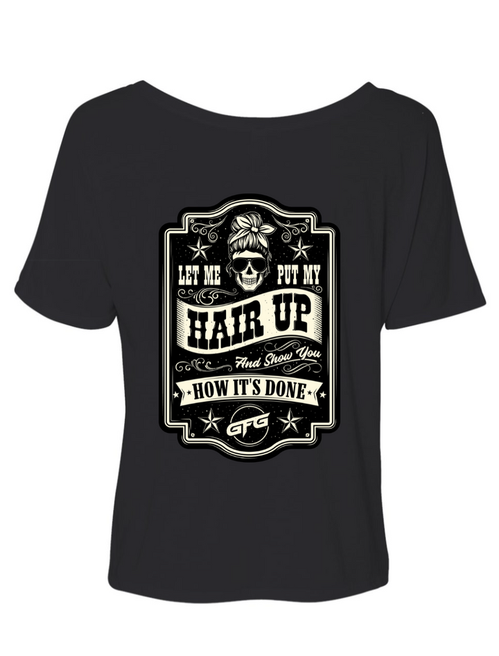 Hair Up Slouchy T-Shirt