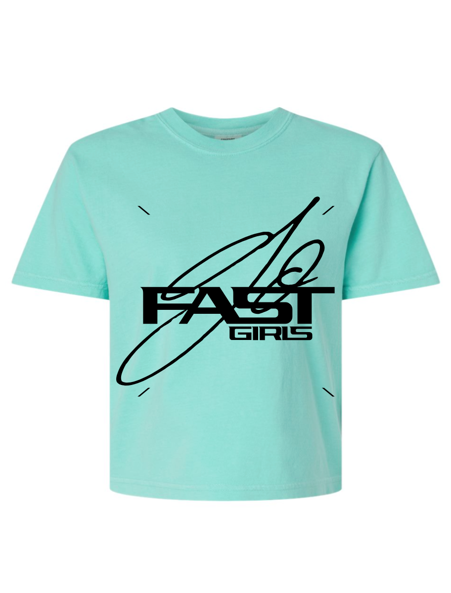 Script Boxy T-Shirt – Go Fast Girls