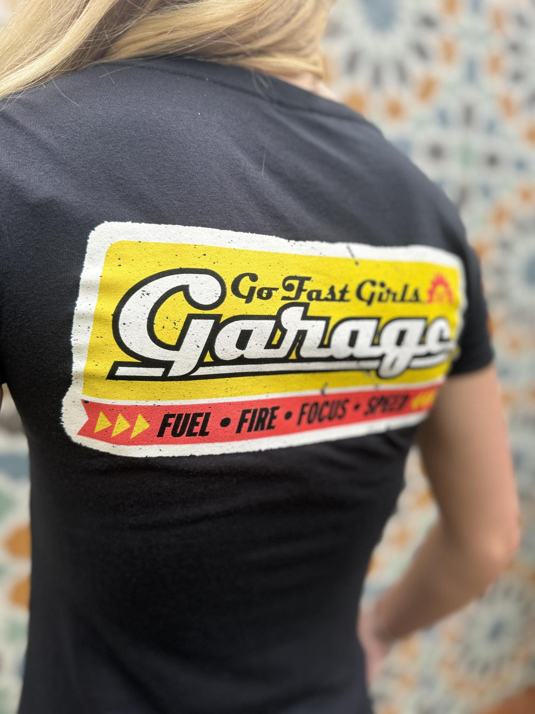 Vintage Garage V-Neck T-shirt