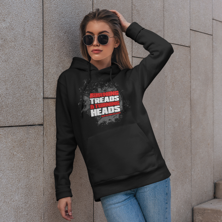 Burning Treads & Turning Heads Hoodie