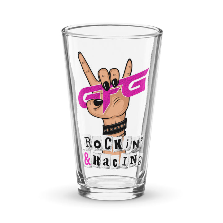 Rockin' & Racing Drink Glass
