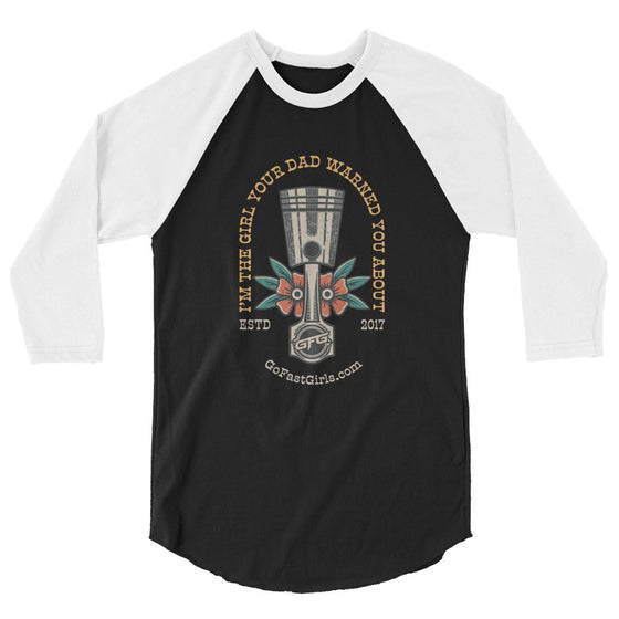 Women's Warning 3/4 Sleeve Shirt