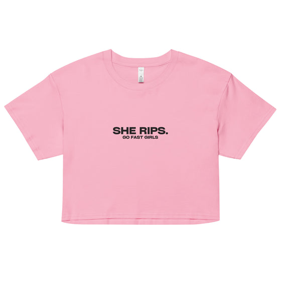 She Rips Women’s crop top