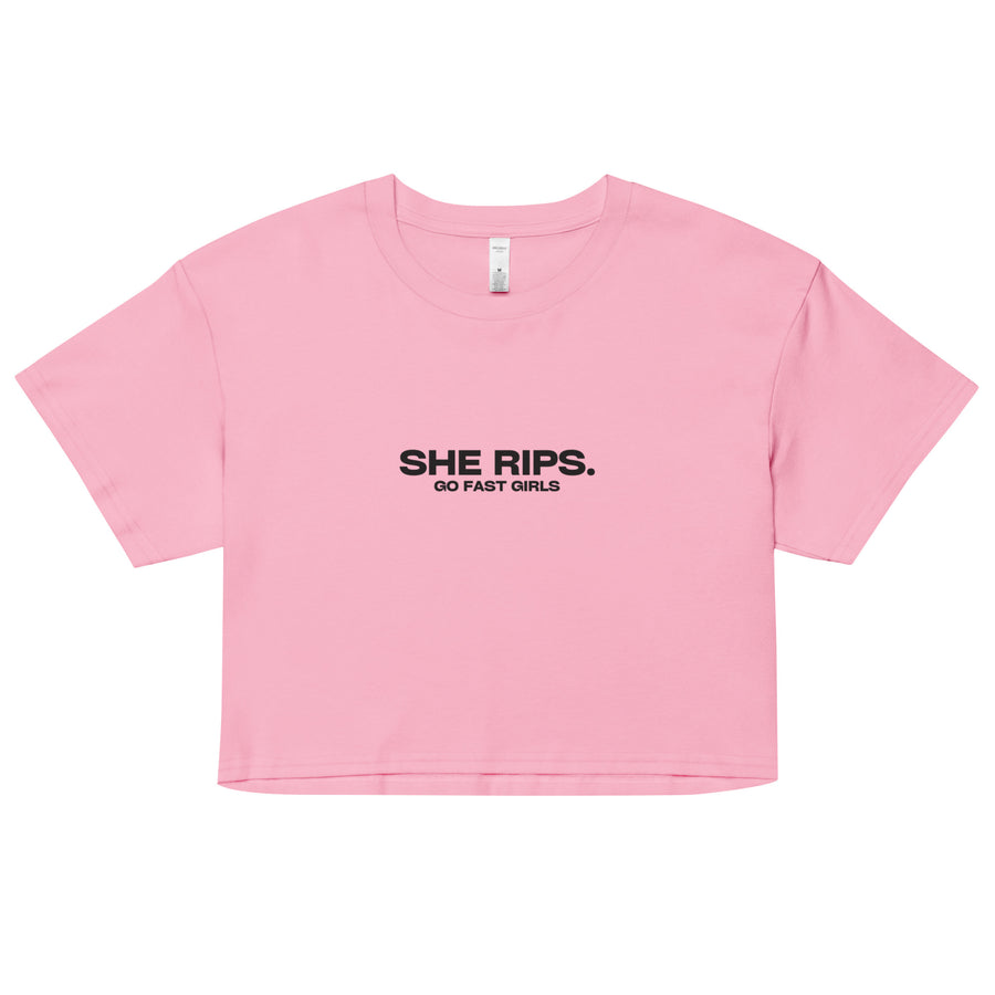 She Rips Women’s crop top
